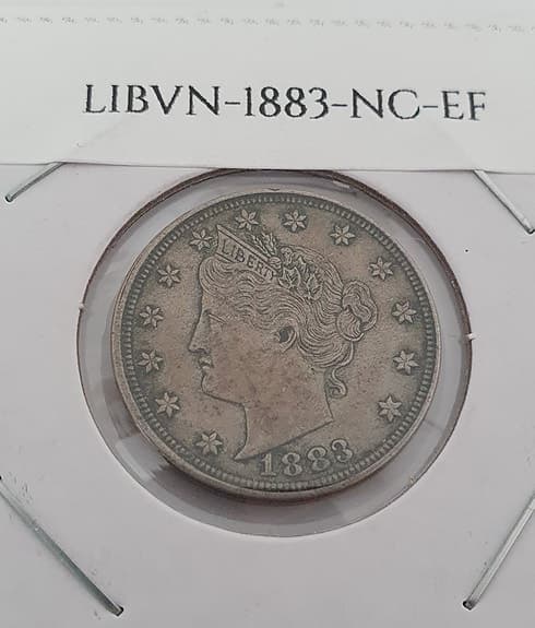 1883 Liberty Silver mynt.