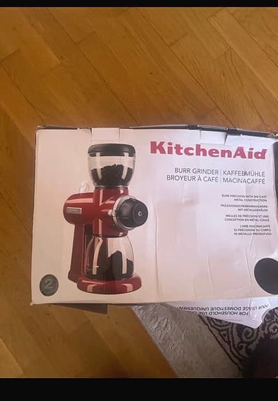 KitchenAid kaffekvarn bordsmodell svart