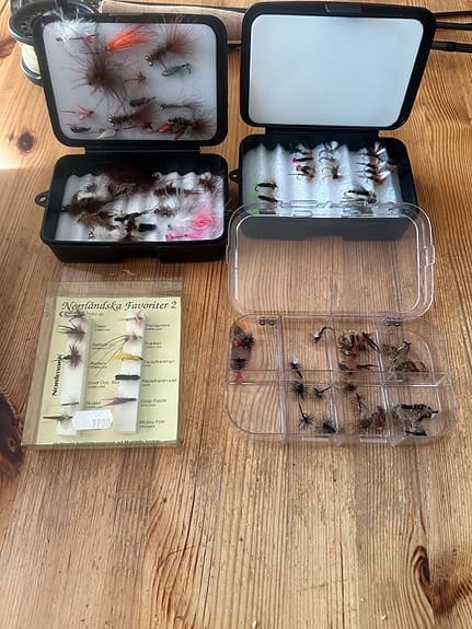 Jack Sheldon Fly flugfiskeset med spö rulle flugor och tillbehör