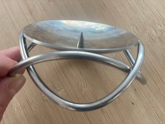 Georg Jensen ljusstake rostfritt stål