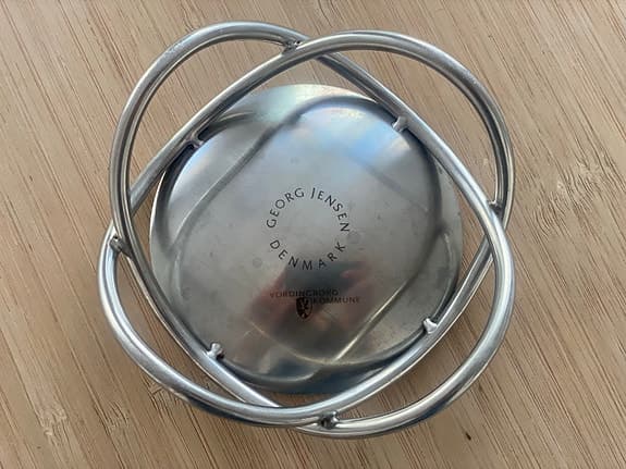 Georg Jensen ljusstake rostfritt stål