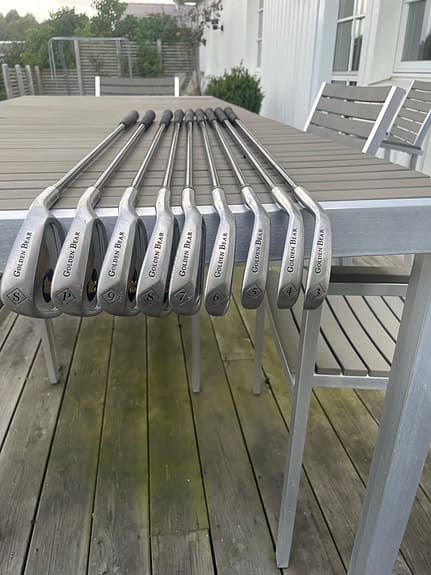 Golden Bear golfset med bag och vagn