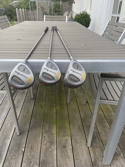 Golden Bear golfset med bag och vagn