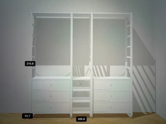 Elvarli förvaringssystem