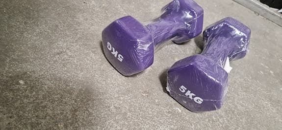 Neoprenhantel 5 kg lila