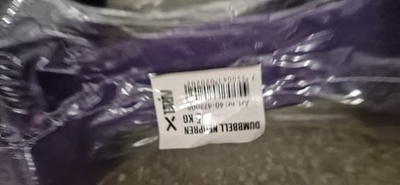 Neoprenhantel 5 kg lila