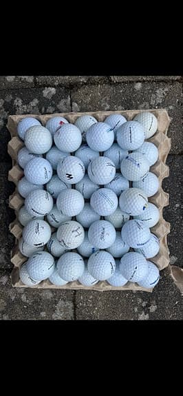 50 st Titleist NXT Tour A-B klass Golfbollar