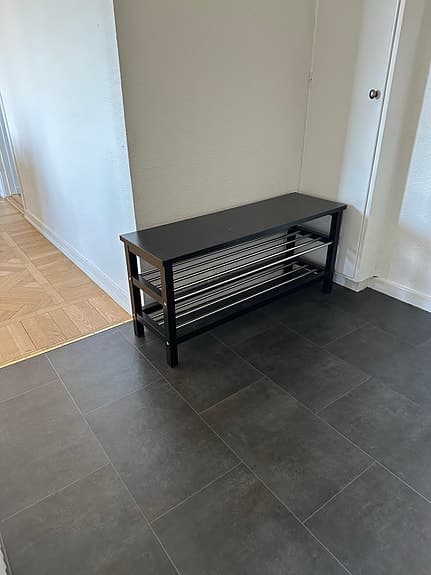 IKEA bänk skohylla TJUSIG