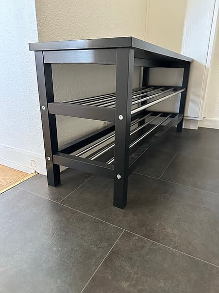 IKEA bänk skohylla TJUSIG
