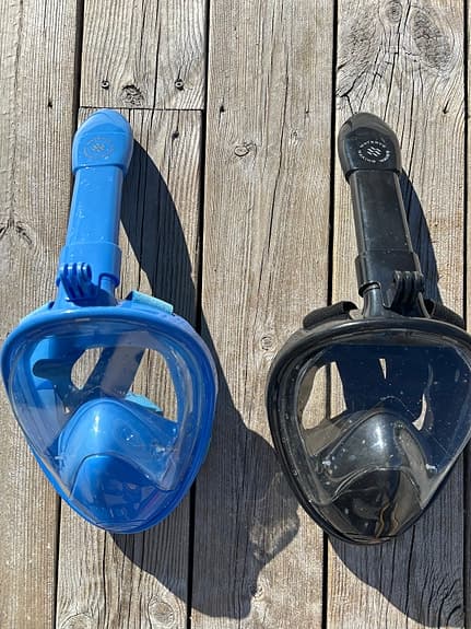 Watery snorkelmask