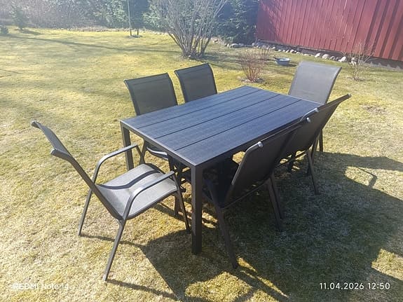 trädgårdsmöbelset
