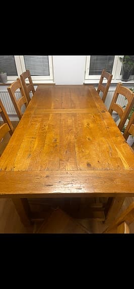 MATBORD  FRÅN FRANSKA ANTIX /MASSIV EK