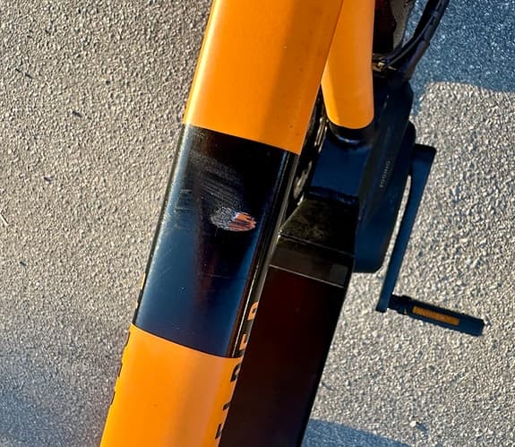 Cresent El-cykel, gått 23 mil, M ram