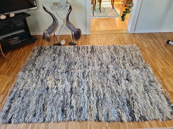 Handvävd fårskinnsmatta 150x195 cm
