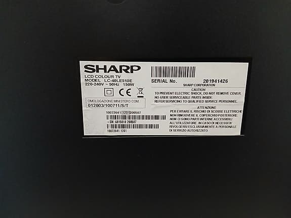 Sharp LCD-tv 40 tum svart