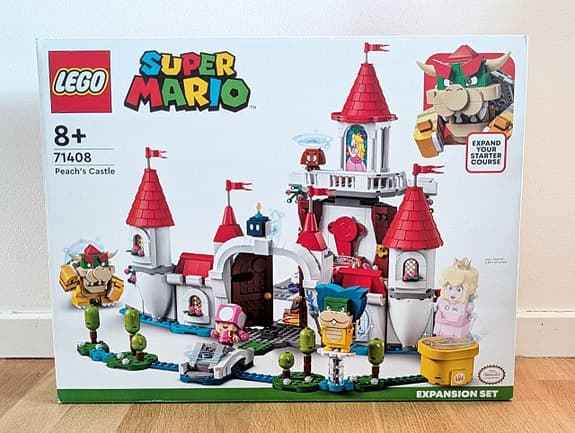 Ny & helt oöppnad LEGO® Super Mario™ Peachs slott – Expansionsset 71408
