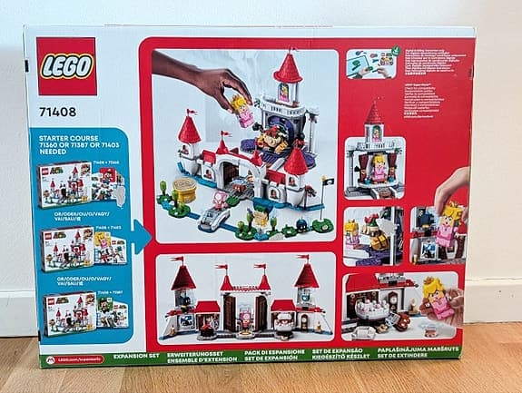 Ny & helt oöppnad LEGO® Super Mario™ Peachs slott – Expansionsset 71408