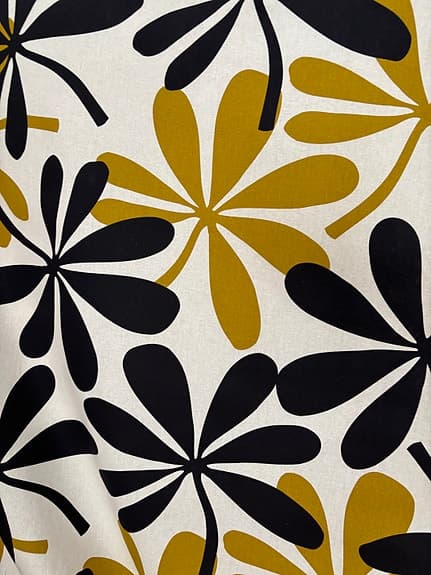 Marimekko tyg / tygpanel  – retro mönster