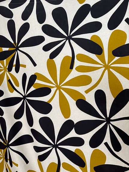 Marimekko tyg / tygpanel  – retro mönster