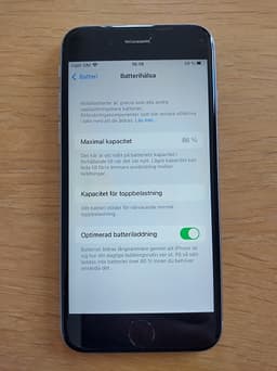 iPhone 6s - 86% Batterihälsa