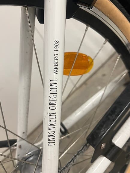Monark Margareta Original cykel 52 cm 26" vit unisex