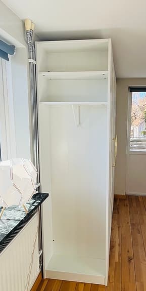 Extra förvaringsdel till garderoben PAX