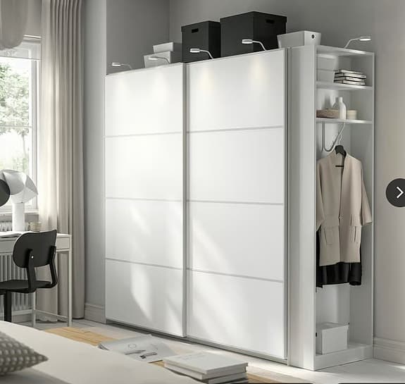 Extra förvaringsdel till garderoben PAX