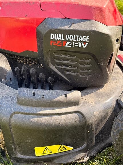 Powerworks Dual Voltage 24V/48V gräsklippare röd