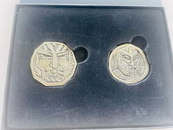 The Hobbit Dwarven Treasure Coin Set samlarmynt med äkthetsintyg