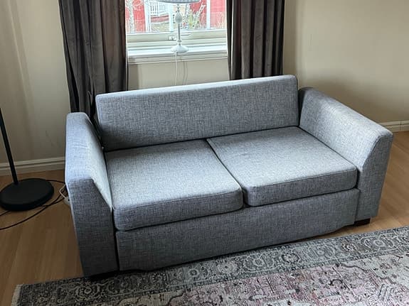 Bäddsoffa 2-sits 130x200 bytes