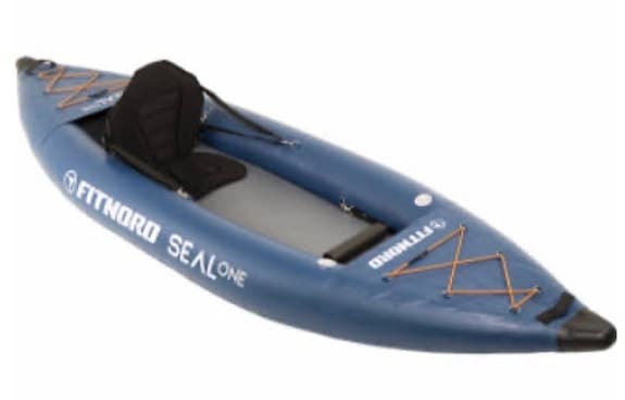 2 st uppblåsbara kajaker, FitNord Seal One, nyskick
