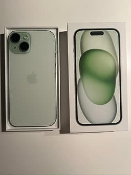 Apple iPhone 15 mobiltelefon 128 GB grön