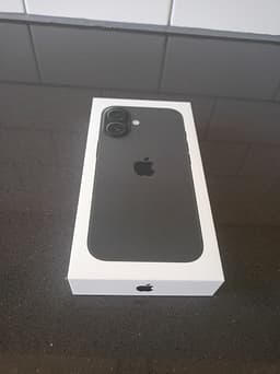 Apple iPhone 16 mobiltelefon 128 GB Svart ( Ej öppnad)