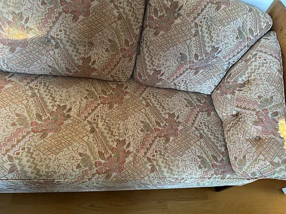 Retro bäddsoffa med två sängplatser