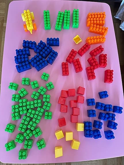 Leksaker klossar leksaksklossar Lego duplo barn toys