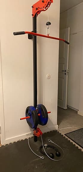 K-sport Väggmonterat latsdragstation hemma