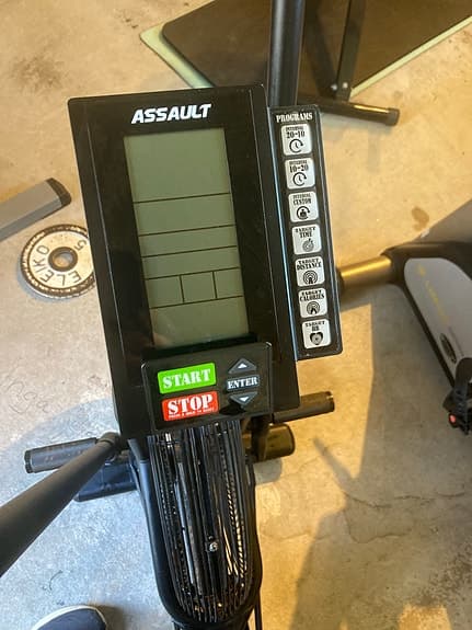 Assault AirBike motionscykel svart