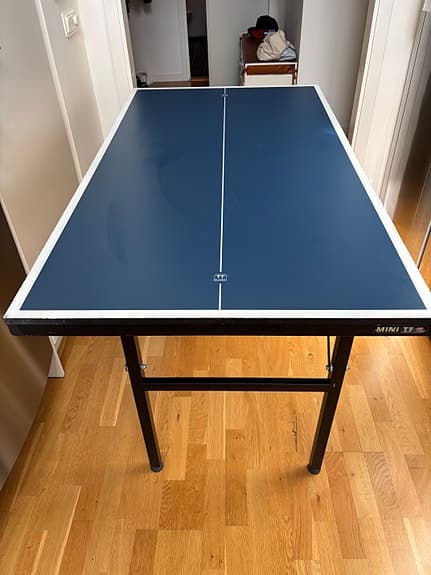 Mini TT bordtennisbord blå
