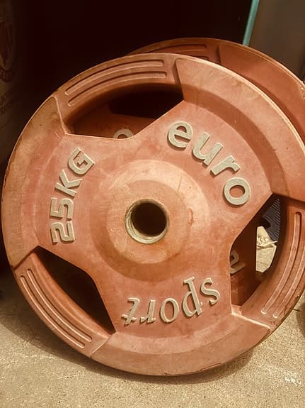 Skivstänger, viktskivor, Kettlebell m.m. + 40m2 Budo Nord - 44 mm pusselmatta