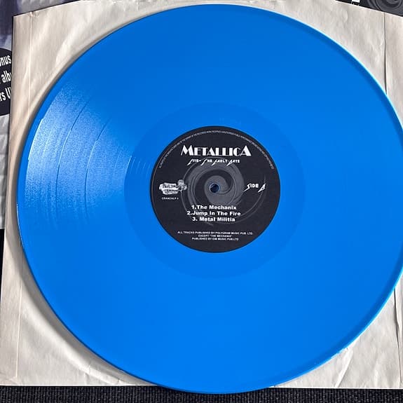 METALLICA LIVE the early days. 2 x LP.  Blå /Röd vinyl. CRANCHLP1