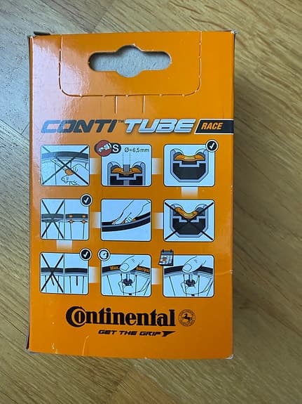 Continental ContiTube Race 28 700C Wide cykelslang 42 mm Presta-ventil