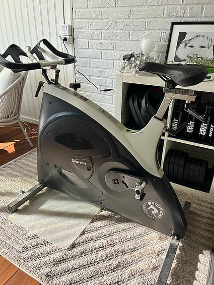 Body Bike motionscykel grå/svart - Prissänkt