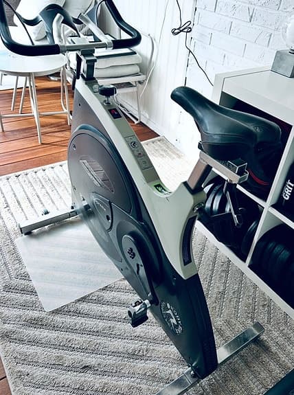 Body Bike motionscykel grå/svart - Prissänkt