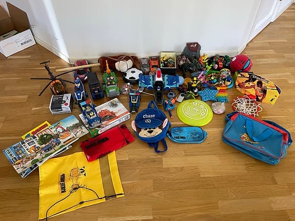 Paw Patrol lekset fordon och figurer