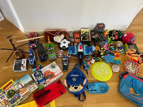 Paw Patrol lekset fordon och figurer