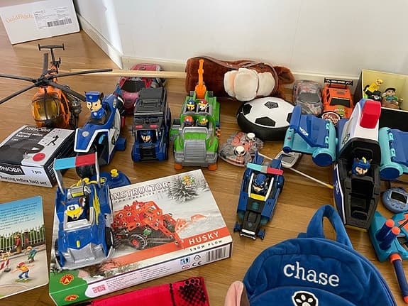 Paw Patrol lekset fordon och figurer