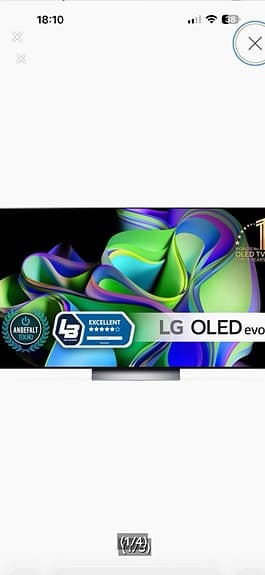 77" 4K OLED evo smart-TV extremt fin. Bäst pris i Sverige just nu