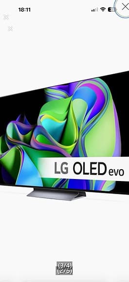 77" 4K OLED evo smart-TV extremt fin. Bäst pris i Sverige just nu