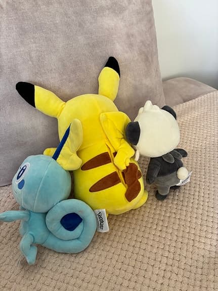 Pokémon gosedjur Pikachu Sobble Pancham blandade färger