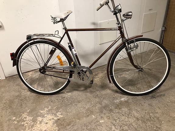 Nordstjernan herrcykel 28" L brun